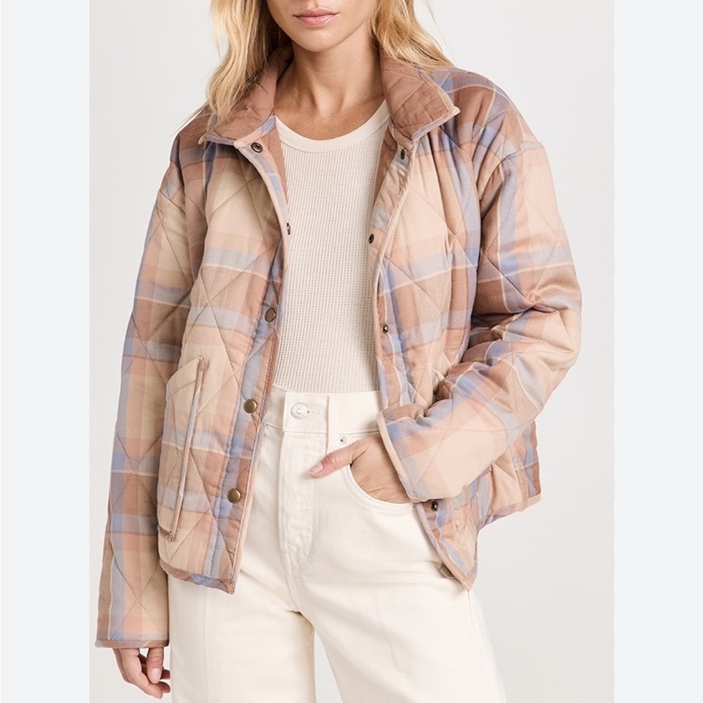 Z Supply Maya Plaid Quilted Women's Jacket